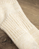 SSX-1 Sneaker Socks - White - Red/Navy Stripes