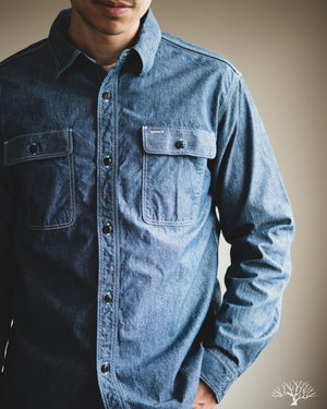 UES Triple Stitch Work Shirt - Chambray – Withered Fig