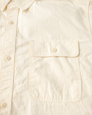 UES Triple Stitch Work Shirt - Off White – Withered Fig