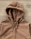 UES Zip Hoodie Sweatshirt - Brown