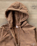 UES Zip Hoodie Sweatshirt - Brown