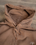 UES Zip Hoodie Sweatshirt - Brown