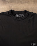 Utilitees - UTIL-BT-BLK - 10oz Mini Fleece Crew Neck T-Shirt - Black