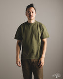 Utilitees UTIL-BT-OLV - 10oz Mini Fleece Crew Neck T-Shirt - Olive