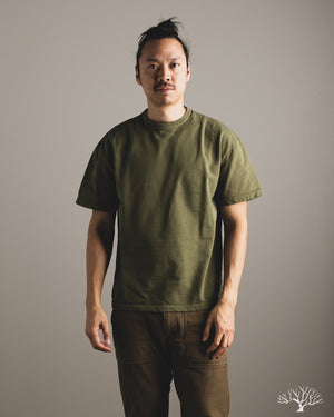 Iron Heart - UTIL-BT-OLV - 10oz Mini Fleece Crew Neck T-Shirt