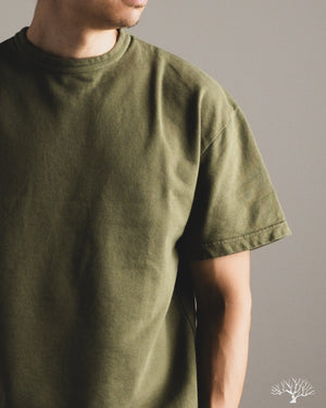 Iron Heart - UTIL-BT-OLV - 10oz Mini Fleece Crew Neck T-Shirt