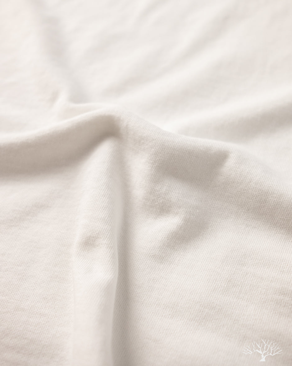 Utilitees UTIL-BT-WHT - 10oz Mini Fleece Crew Neck T-Shirt - White