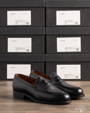 Viberg Bristol Loafer - Black Alpine Calf - 1905