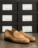 Viberg Bristol Loafer - Peanut Papillon Suede - 1905