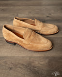 Viberg Bristol Loafer - Peanut Papillon Suede - 1905