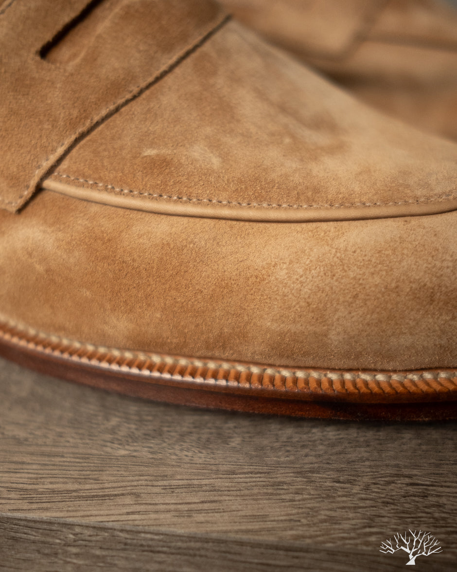 Viberg Bristol Loafer - Peanut Papillon Suede - 1905