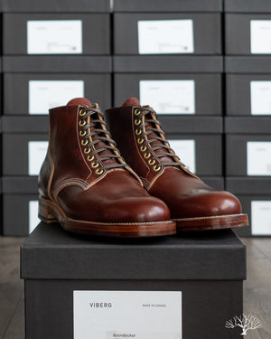 Viberg for Withered Fig Boondocker Boot - Brown Nut Cypress - 2030