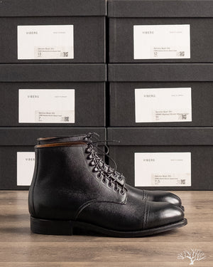 Viberg - Navvy Boot - BCT Black Alpine Calf - Cantilever