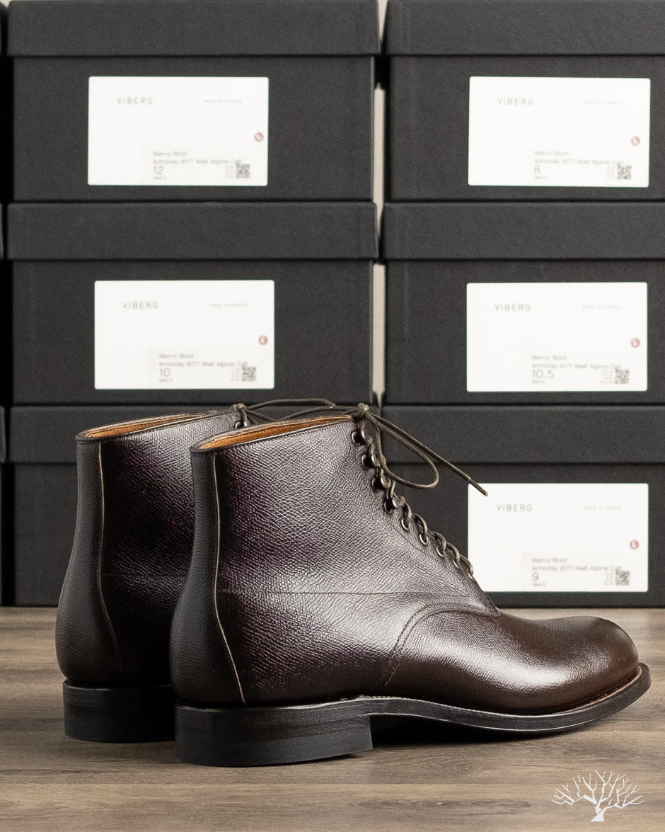 Viberg Navvy Boot - Malt Alpine Calf - 1940