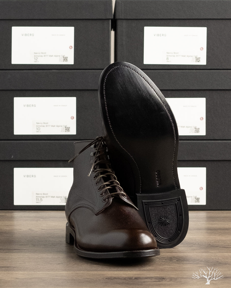 Viberg Navvy Boot - Malt Alpine Calf - 1940