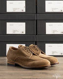 Viberg Savoy Shoe - Bison Janus Calf Suede - Cantilever