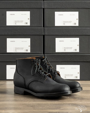 Viberg Service Boot - Black Waxy Commander - 1035