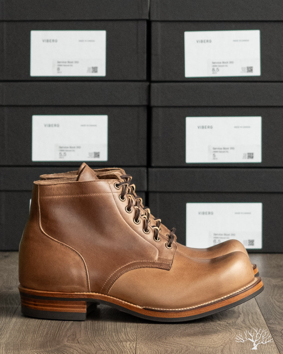 Viberg Service Boot - Natural Chromexcel - Dainite - 310