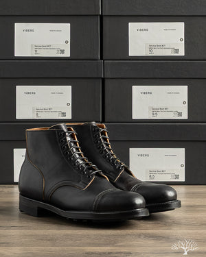 Viberg Service Boot - Nero Teacore Horsebutt BCT - 2030