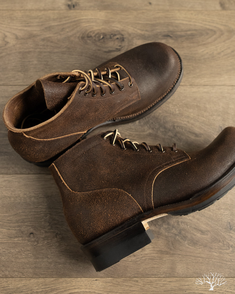 Viberg - Service Boot - Washed Brown Waxed Flesh - 310 (Seconds
