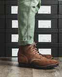 Viberg for Withered Fig Boondocker Boot - Tobacco Chamois Roughout - 2040
