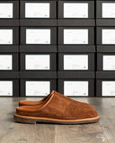 Viberg for Withered Fig Mule - Chestnut Calf Suede - 2030
