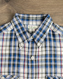 Warehouse Lot 3056 - Short-Sleeve Check Work Shirt - Blue