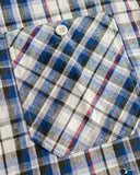 Warehouse Lot 3056 - Short-Sleeve Check Work Shirt - Blue