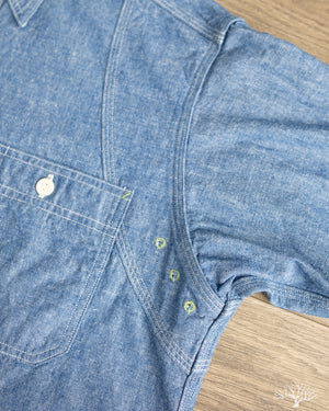 Warehouse Lot 3064 - Ventilation Triple Stitch Chambray Work Shirt
