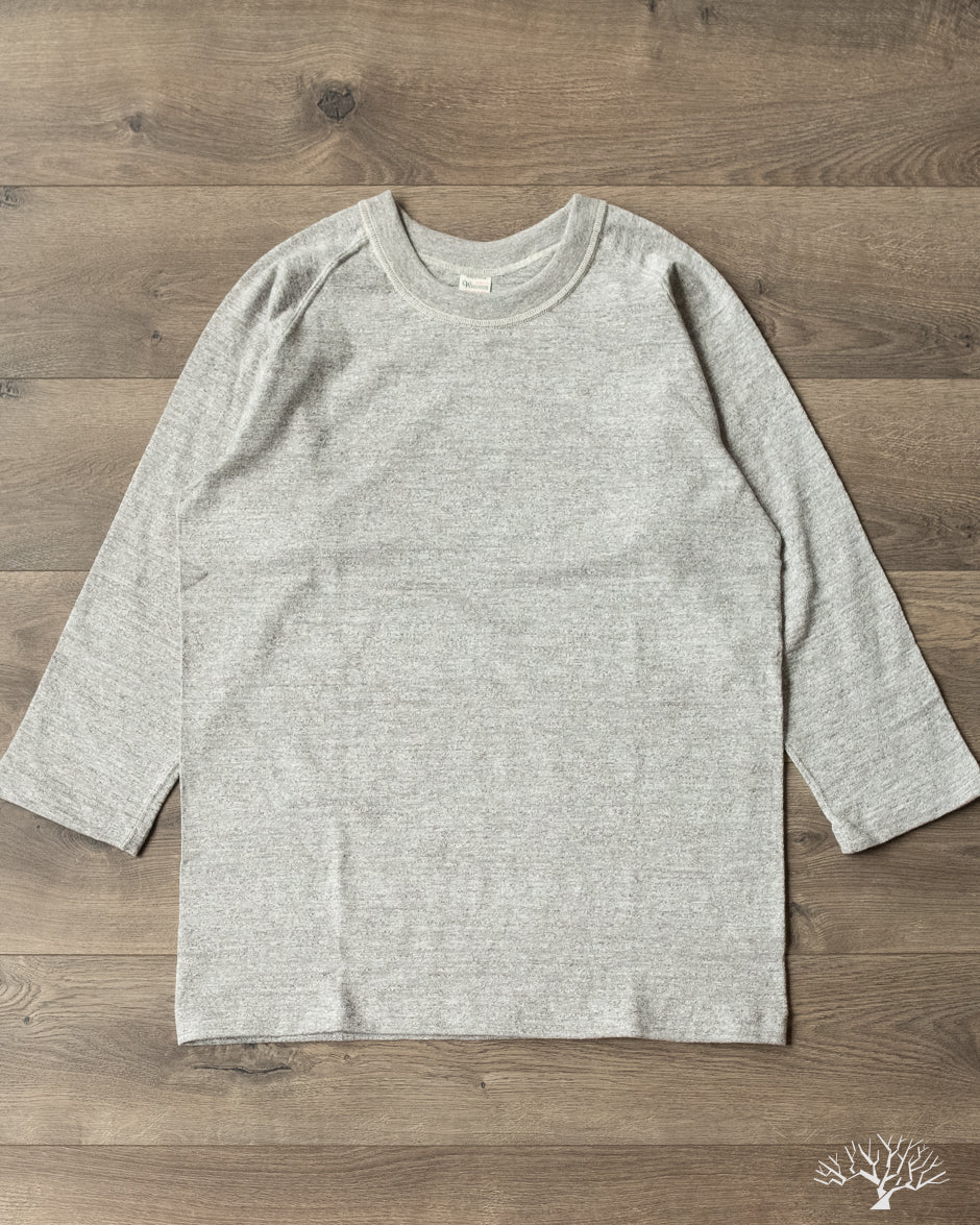 Warehouse Lot 4049 - 3/4 Sleeve Freedom T-Shirt - Heather Grey