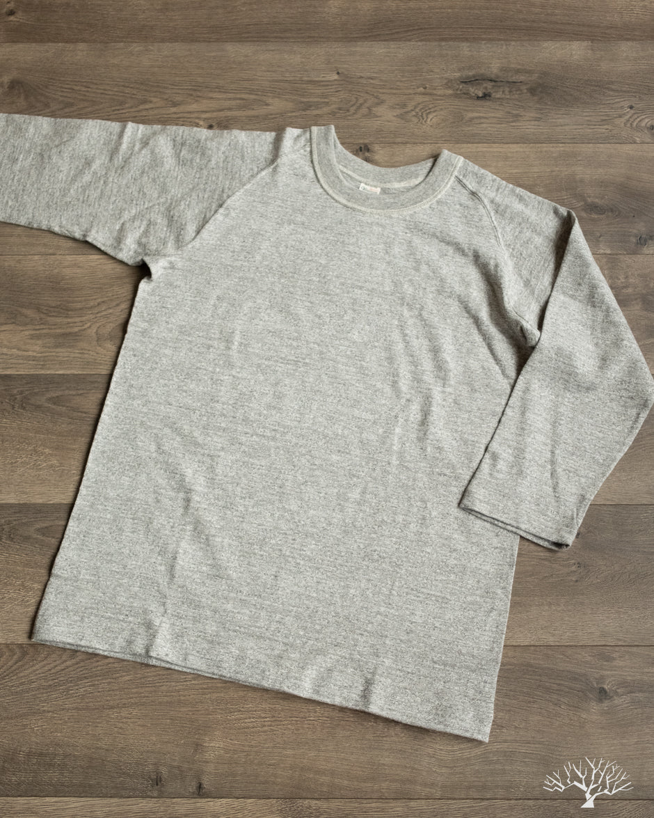 Warehouse Lot 4049 - 3/4 Sleeve Freedom T-Shirt - Heather Grey