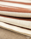 Warehouse Lot 4050 - Short Sleeve Border Tee - Brown/Kinari