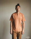 Warehouse Lot 4601 - Henley T-Shirt - Dark Salmon