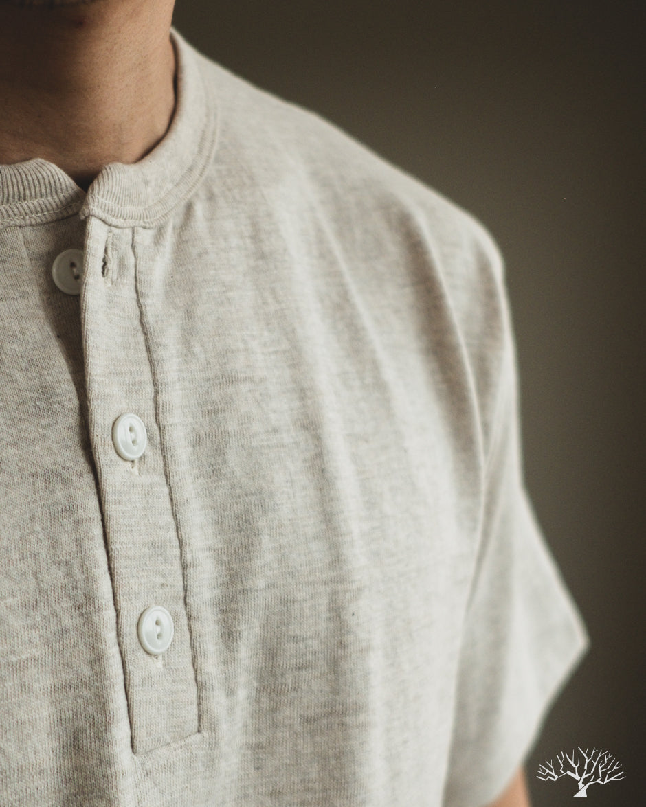 Warehouse Lot 4601 - Henley T-Shirt - Oatmeal