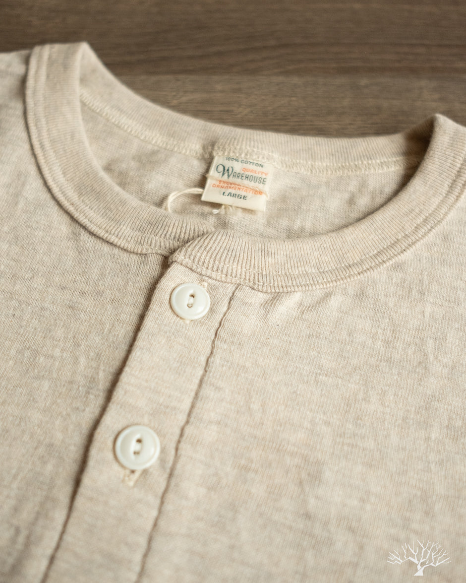 Warehouse Lot 4601 - Henley T-Shirt - Oatmeal