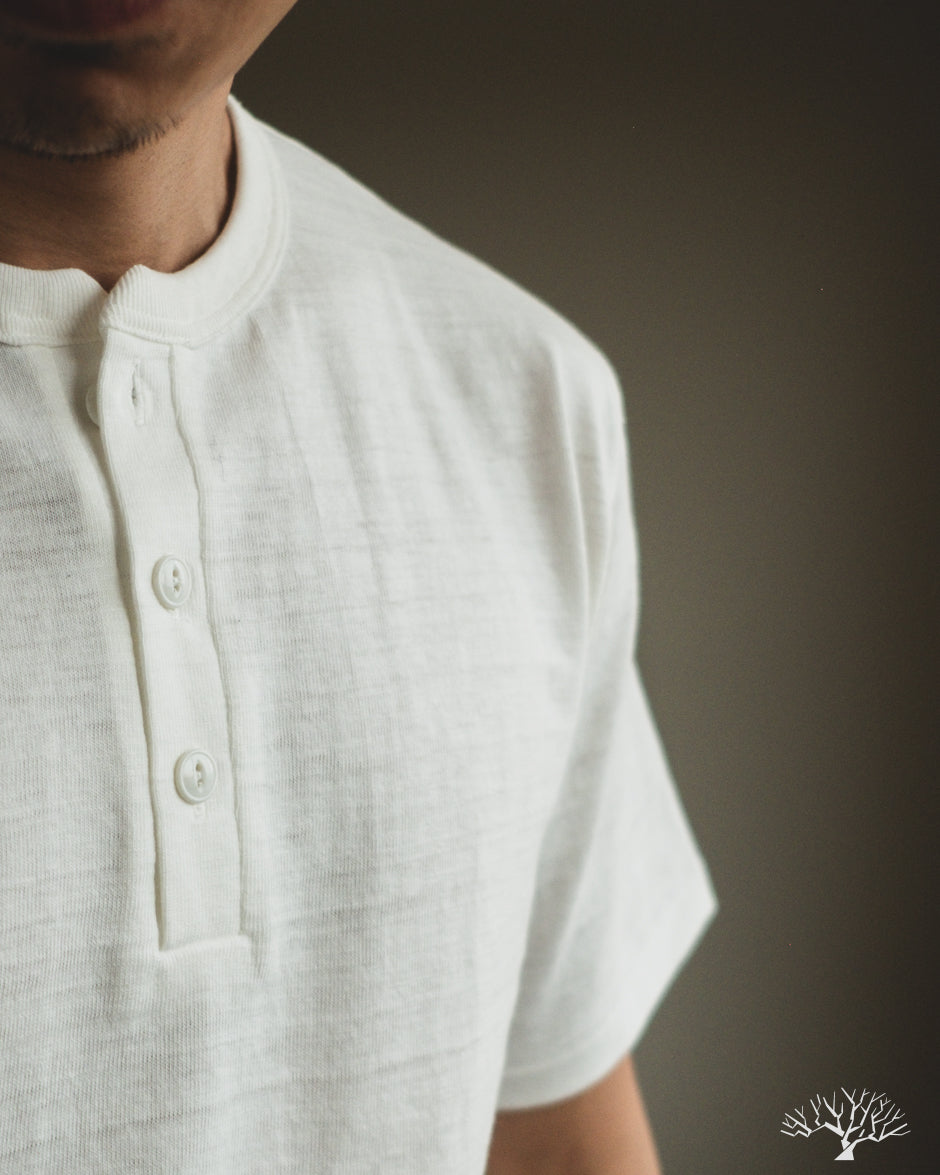 Warehouse Lot 4601 - Henley T-Shirt - Off White