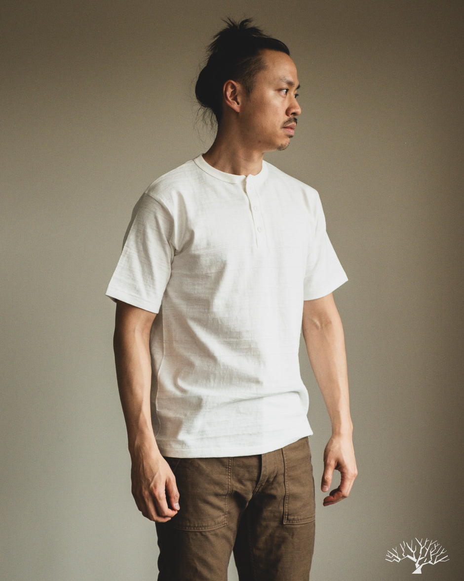 Warehouse Lot 4601 - Henley T-Shirt - Off White