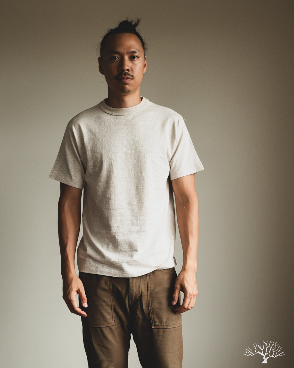 Warehouse Lot 4601 - Plain T-Shirt - Oatmeal