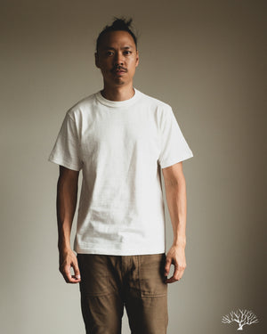 Warehouse - Lot 4601 - Plain T-Shirt - Off-White – Withered Fig