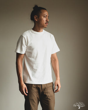 Warehouse - Lot 4601 - Plain T-Shirt - Off-White – Withered Fig