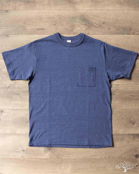 Warehouse - Lot 4601P - Pocket T-Shirt - Navy – Withered Fig