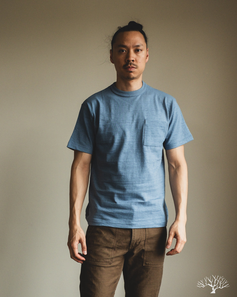 Warehouse Lot 4601P - Pocket T-Shirt - Pale Blue