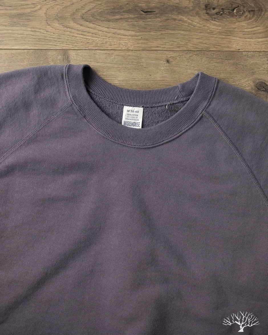 Warehouse - Lot 461 - Raglan Crewneck Sweatshirt - Navy – Withered Fig