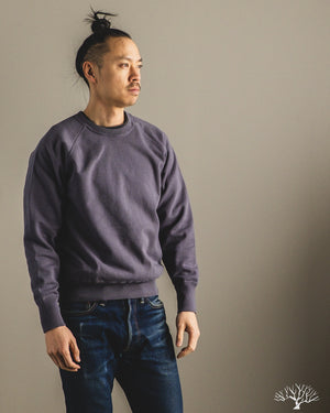 Warehouse - Lot 461 - Raglan Crewneck Sweatshirt - Navy – Withered Fig