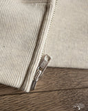 Warehouse Lot 487 - Reverse Weave Loopwheel Zip Hoodie - Oatmeal