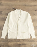 Warehouse Lot 498 - 4-Needle Sweat Cardigan - Beige