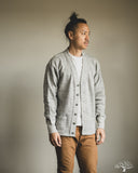 Warehouse Lot 498 - 4-Needle Sweat Cardigan - Heather Gray