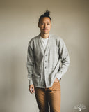 Warehouse Lot 498 - 4-Needle Sweat Cardigan - Heather Gray