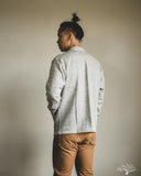 Warehouse Lot 498 - 4-Needle Sweat Cardigan - Heather Gray