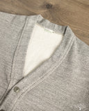 Warehouse Lot 498 - 4-Needle Sweat Cardigan - Heather Gray